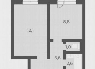 Продается однокомнатная квартира, 30.9 м2, Новосибирск, улица Зорге, 78, Кировский район