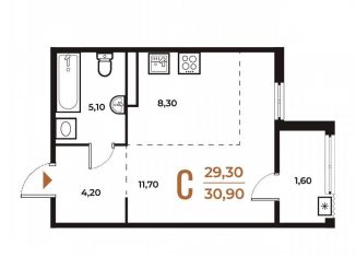 Продаю квартиру студию, 30.9 м2, Москва, деревня Зимёнки, 18