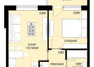 Продажа 1-ком. квартиры, 36.5 м2, Свердловская область