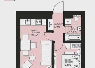 Продажа 1-ком. квартиры, 40.3 м2, Нижний Новгород, улица Коминтерна, 60, метро Буревестник