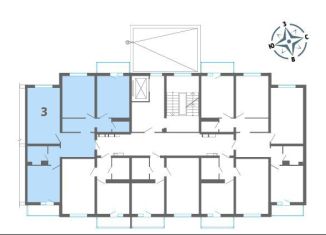 Трехкомнатная квартира на продажу, 87 м2, хутор Ветряк, Звёздная улица, 54