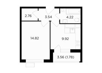 Продается 1-комнатная квартира, 37 м2, Апрелевка, ЖК Весна, жилой комплекс Весна, к2