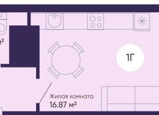 Продажа квартиры студии, 28.6 м2, Екатеринбург, ЖК Космос