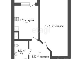 Продается однокомнатная квартира, 34 м2, Санкт-Петербург, Русановская улица, 16к3, метро Ломоносовская