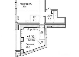 Продаю 1-комнатную квартиру, 71.8 м2, Санкт-Петербург, набережная реки Карповки, 27, набережная реки Карповки