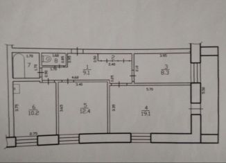 Продажа 3-ком. квартиры, 64.6 м2, село Баган, Индустриальный переулок, 7