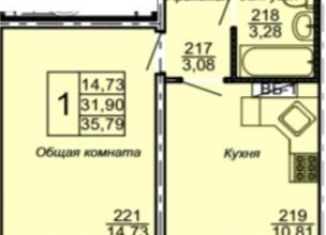 2-ком. квартира на продажу, 54.9 м2, Нижний Новгород, метро Буревестник