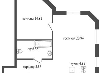 Продажа 1-ком. квартиры, 56 м2, Санкт-Петербург, ЖК Альтер