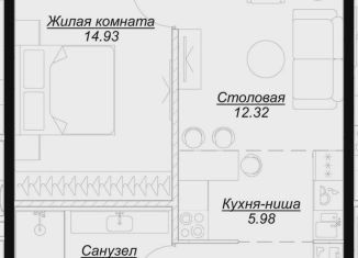 Однокомнатная квартира на продажу, 43.6 м2, Москва, 4-я улица Марьиной Рощи, 12к2, метро Марьина Роща