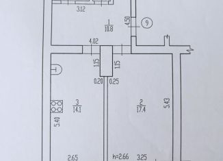 Продажа однокомнатной квартиры, 48.3 м2, село Глинищево, Школьная улица, 1