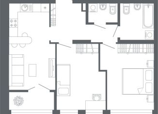 Продажа 2-ком. квартиры, 64.4 м2, Екатеринбург, метро Геологическая, улица Мира, 47к1