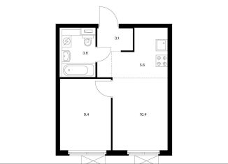 Продаю 2-ком. квартиру, 32.3 м2, Котельники