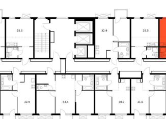 Продаю квартиру студию, 25.5 м2, деревня Новое Девяткино, ЖК Заречный Парк