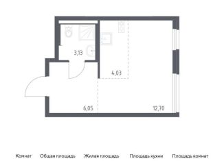 Квартира на продажу студия, 25.9 м2, поселение Кокошкино, жилой комплекс Новое Внуково, к28