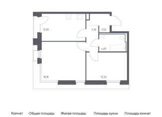Продажа 2-комнатной квартиры, 55 м2, Москва, метро Орехово