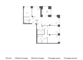 Продаю 3-комнатную квартиру, 115.6 м2, Москва, район Раменки, жилой комплекс Нова, к3