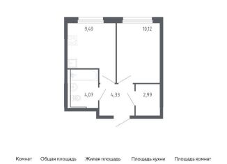1-комнатная квартира на продажу, 31 м2, Тюмень, Ленинский округ