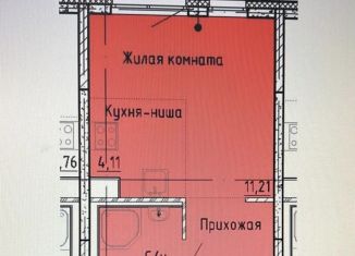 Продается квартира студия, 24.8 м2, Тюменская область, жилой комплекс Чаркова 72, 1.1