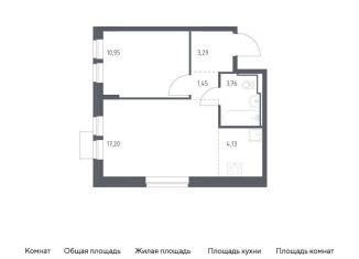 Однокомнатная квартира на продажу, 40.8 м2, Москва, Молжаниновский район