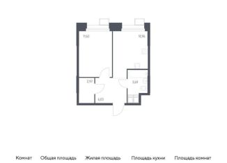 Однокомнатная квартира на продажу, 35.3 м2, Москва, проезд Воскресенские Ворота