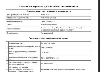 Участок на продажу, 7.4 сот., Челябинская область