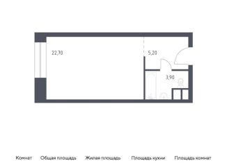 Продам квартиру студию, 31.8 м2, Москва, Стремянный переулок, 2, район Замоскворечье