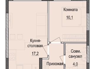 Продается 1-комнатная квартира, 34.9 м2, Татарстан