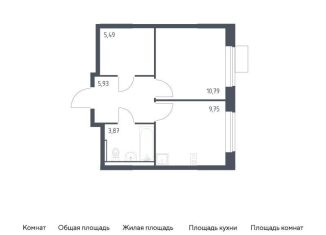 Продается однокомнатная квартира, 35.8 м2, Москва, Молжаниновский район