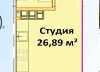 Квартира на продажу студия, 26.9 м2, Новороссийск, Ручейная улица, 1