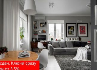 Продается двухкомнатная квартира, 66 м2, деревня Дударева, улица Сергея Джанбровского, 17к1