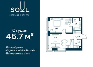 Продается однокомнатная квартира, 45.7 м2, Москва, район Аэропорт, Часовая улица, 28к1
