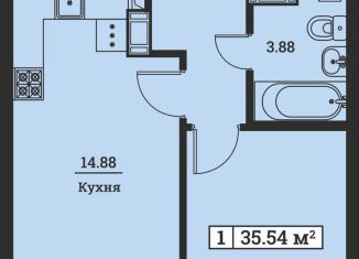 Продается 1-комнатная квартира, 35.5 м2, Мурино, ЖК Урбанист, Екатерининская улица, 19