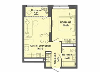 Продается однокомнатная квартира, 41 м2, Свердловская область, улица Блюхера, 26