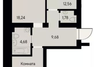 Продаю двухкомнатную квартиру, 62.2 м2, Красноярский край, улица Елены Стасовой, с1