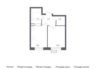 Продаю 1-комнатную квартиру, 31 м2, деревня Столбово, проспект Куприна, 36к1