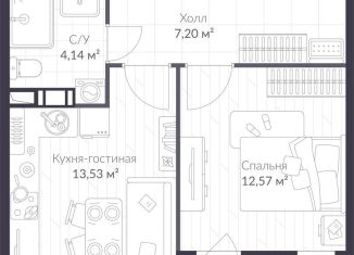 Продается 1-ком. квартира, 35.2 м2, Санкт-Петербург, муниципальный округ Коломяги, Парашютная улица, 79к1