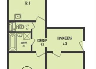 Продаю 2-комнатную квартиру, 67.4 м2, Новосибирск, жилой комплекс Династия, 902, Калининский район