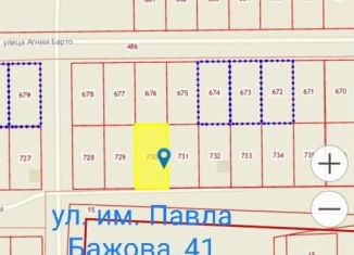 Земельный участок на продажу, 8 сот., посёлок Лазурный, улица Павла Бажова, 41