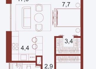 Продам 1-комнатную квартиру, 47 м2, Москва, метро Площадь Революции