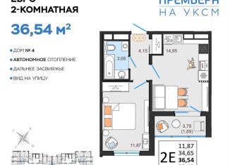 Продаю двухкомнатную квартиру, 36.5 м2, Ульяновск, Засвияжский район