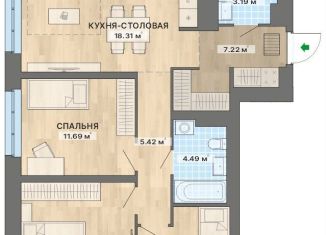 Продается 3-ком. квартира, 80.4 м2, Свердловская область