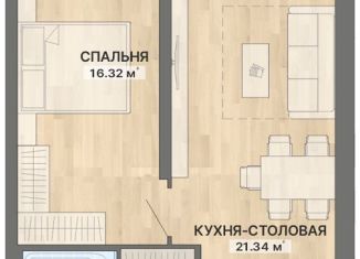 Продается 1-комнатная квартира, 49 м2, Екатеринбург