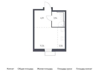 Продам квартиру студию, 25.8 м2, Московская область, жилой комплекс Квартал Строгино, к2