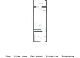 Продаю квартиру студию, 27 м2, Санкт-Петербург
