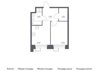 Продам однокомнатную квартиру, 35.9 м2, Москва, проезд Воскресенские Ворота