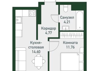 Продается 2-ком. квартира, 35.3 м2, Челябинская область