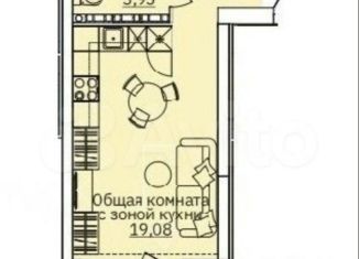 Квартира на продажу студия, 29.7 м2, Екатеринбург, Верх-Исетский район, улица Репина, 77