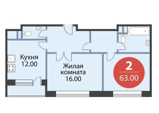 Продам 2-комнатную квартиру, 63 м2, Москва, ЖК Символ