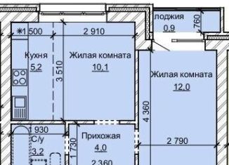Продается двухкомнатная квартира, 35.4 м2, Алтайский край