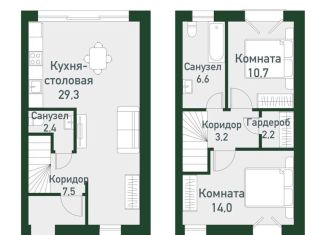 Продается 3-ком. квартира, 72.2 м2, Челябинская область, Спортивная улица, 20